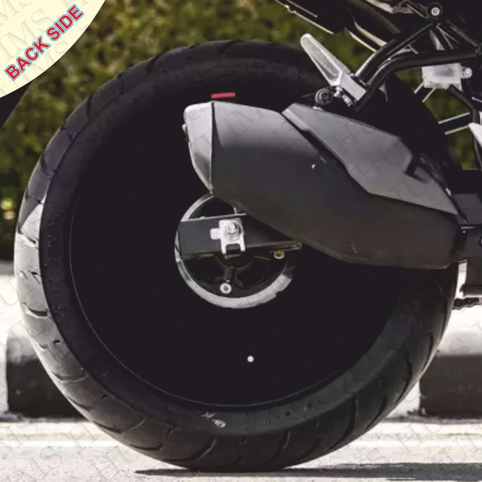 Shopsy Black Wheel Cover for Hero Splendor, Pack of 2 - Image 5