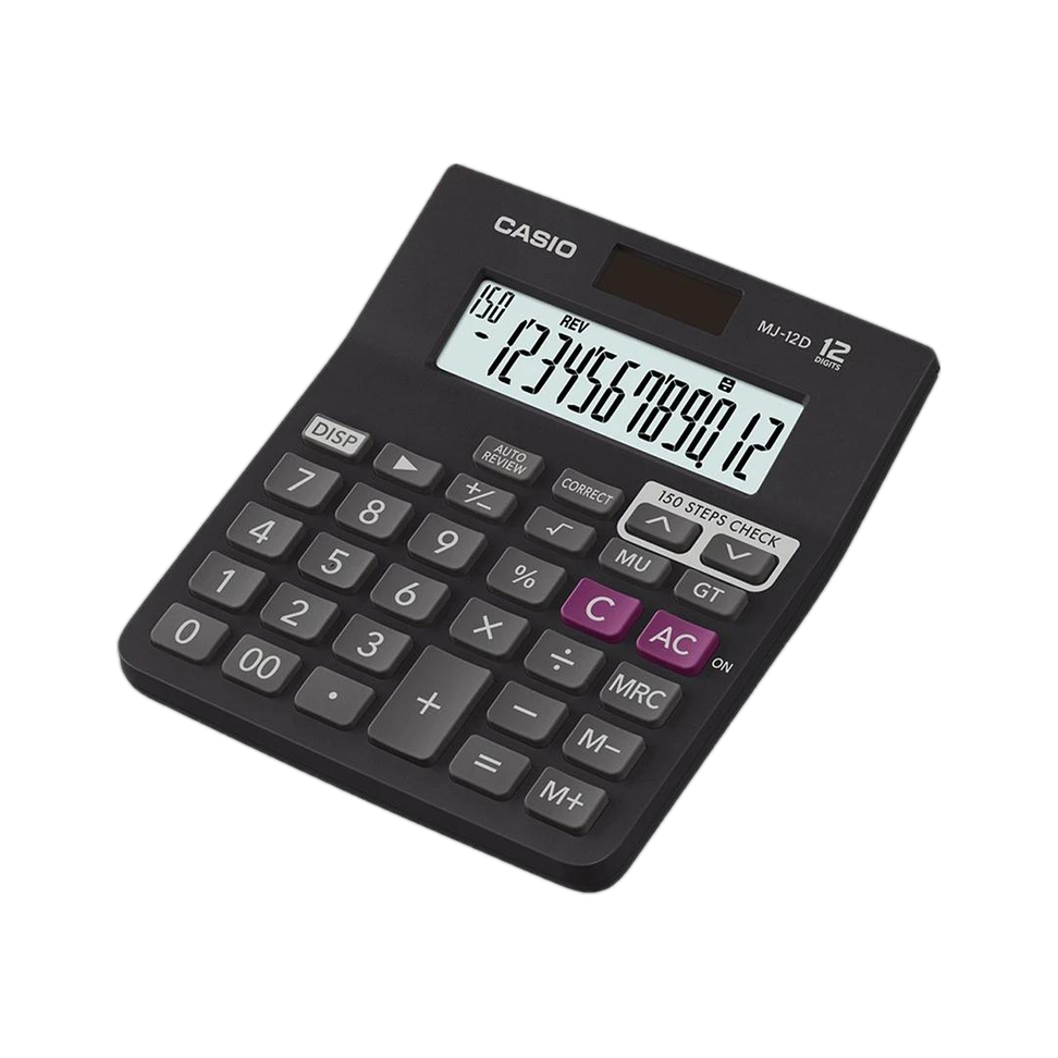 Shopsy Casio MJ-12D-BK Basic Desktop Calculator - Image 2