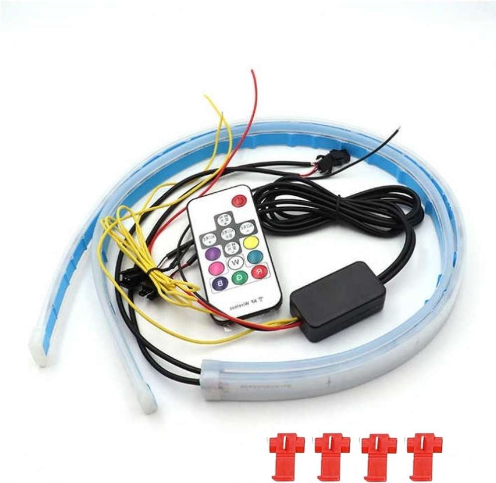 Shopsy SONSOU DRL LED RGB Waterproof Headlight - Image 2
