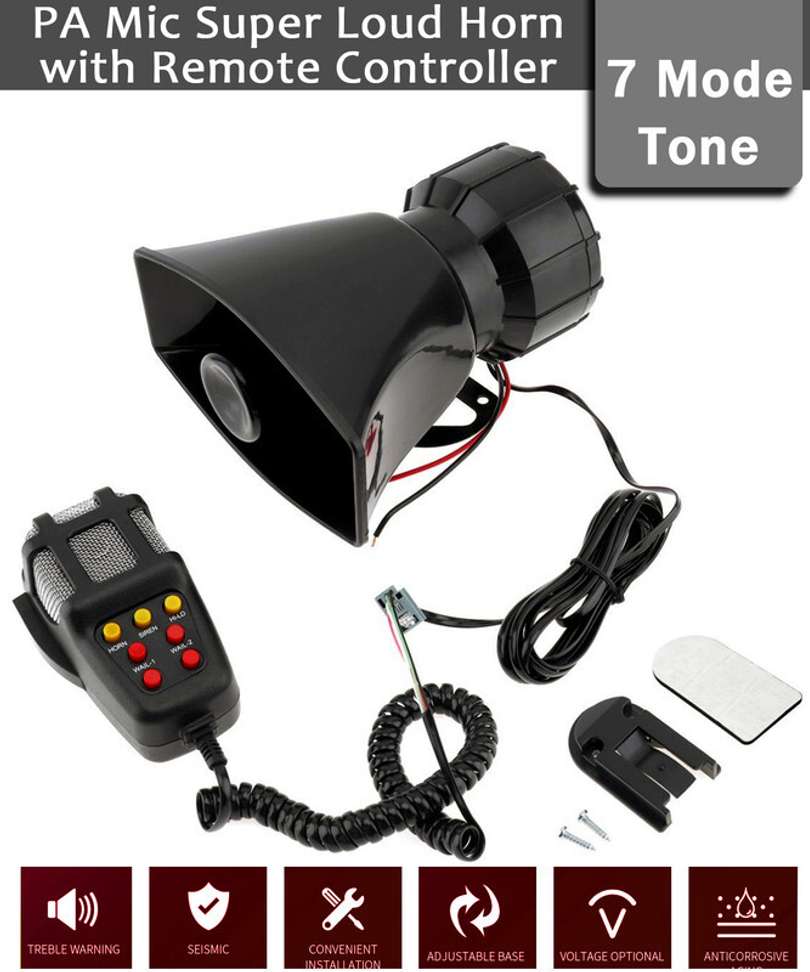 Shopsy Selifaur 12V Electric Air Horn Siren Speaker - Image 3