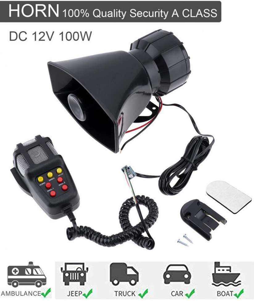Shopsy Selifaur 12V Electric Air Horn Siren Speaker - Image 4