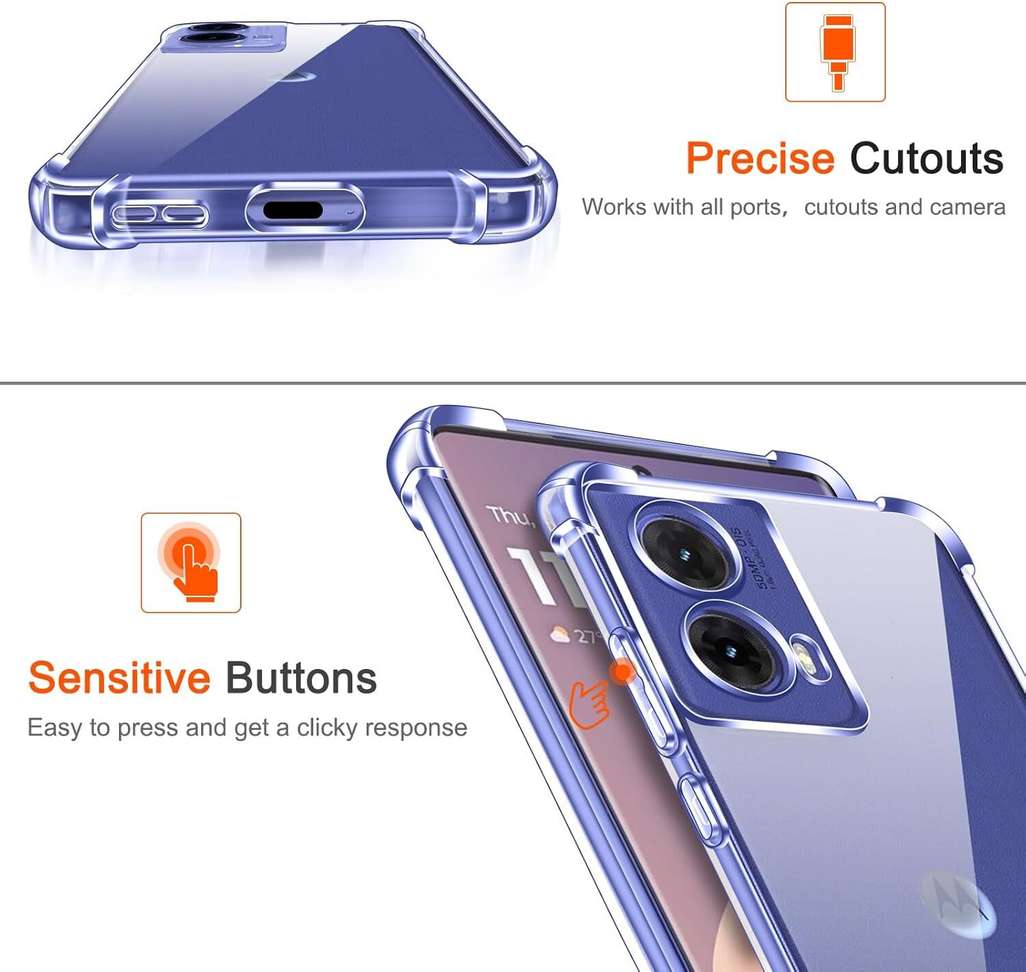 Shopsy NewStatus Motorola G85 5G Rubber Back Cover 5g - Image 3