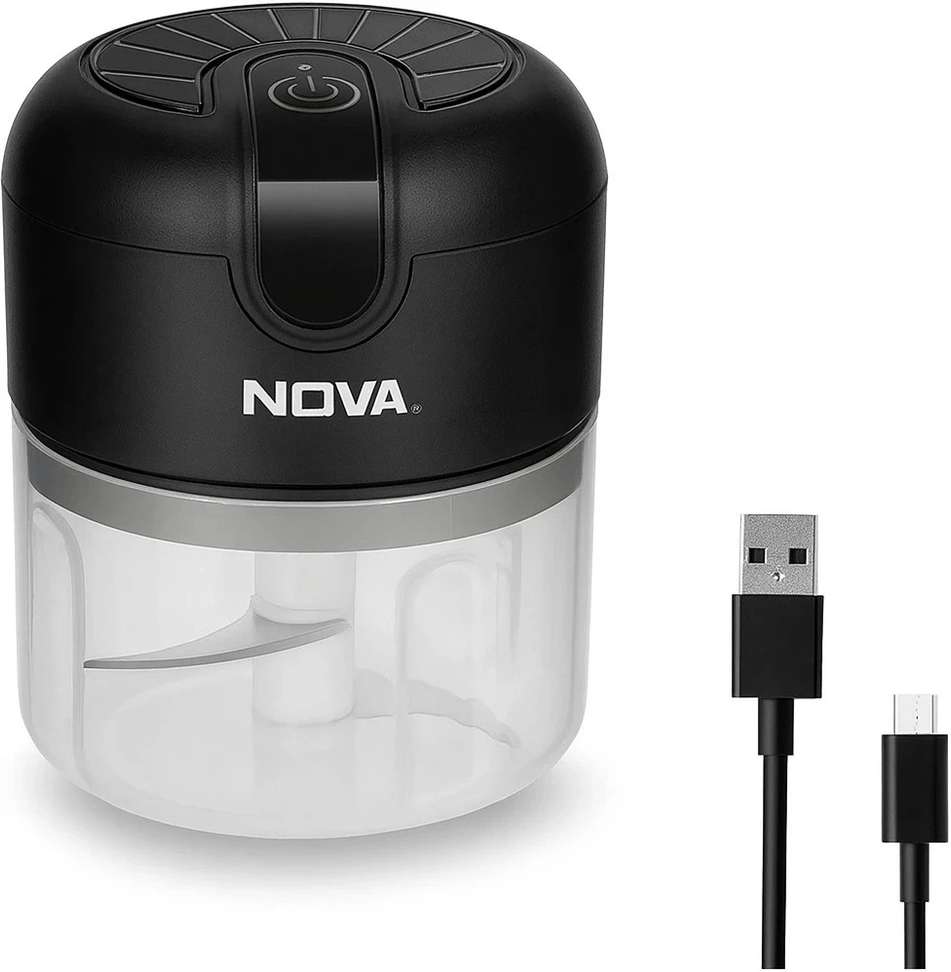 Nova Quicko Rechargeable Mini Electric Vegetable Fruit Chopper