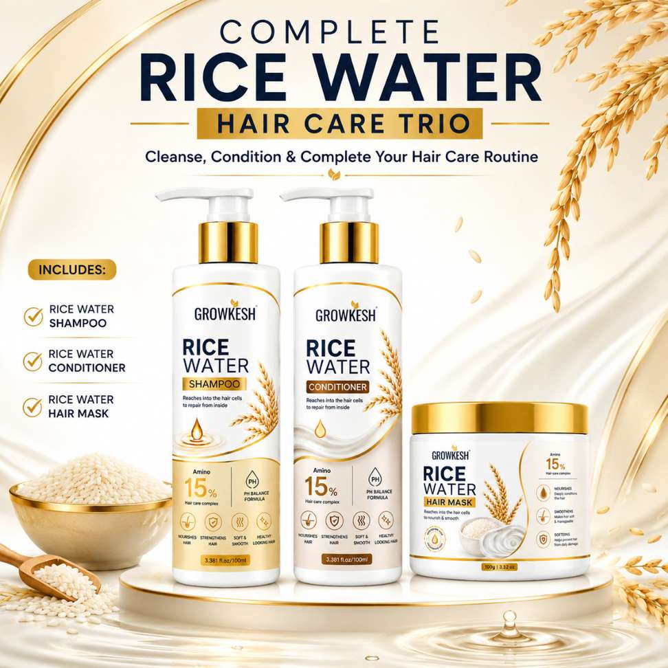 Shopsy Growkesh Rice Water Hair Combo - Image 5