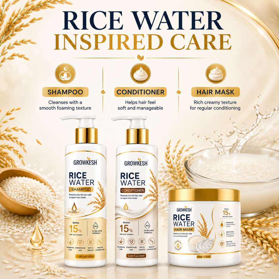 Shopsy Growkesh Rice Water Hair Combo - Image 4