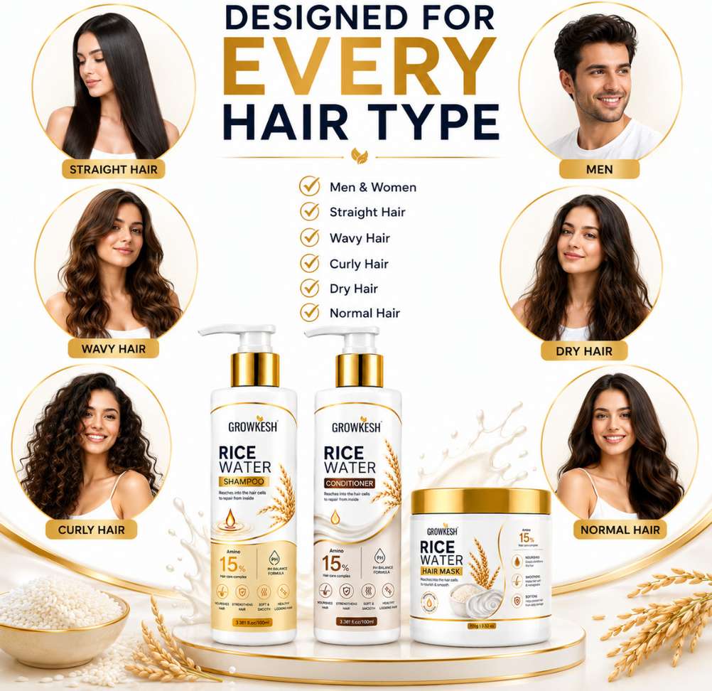 Shopsy Growkesh Rice Water Hair Combo - Image 6