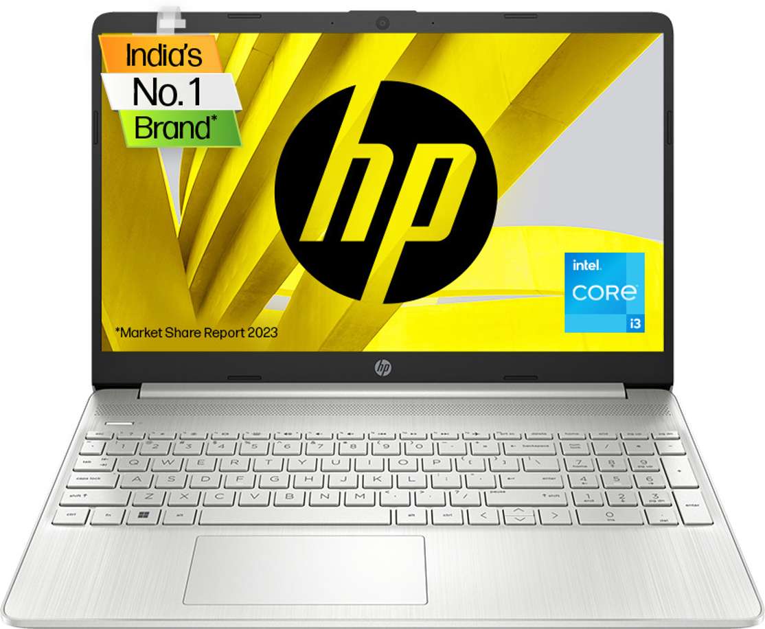 HP 15s‑fy5005TU Thin & Light Laptop – 12th‑Gen i3, 8 GB RAM, 1 TB SSD at ₹33,600