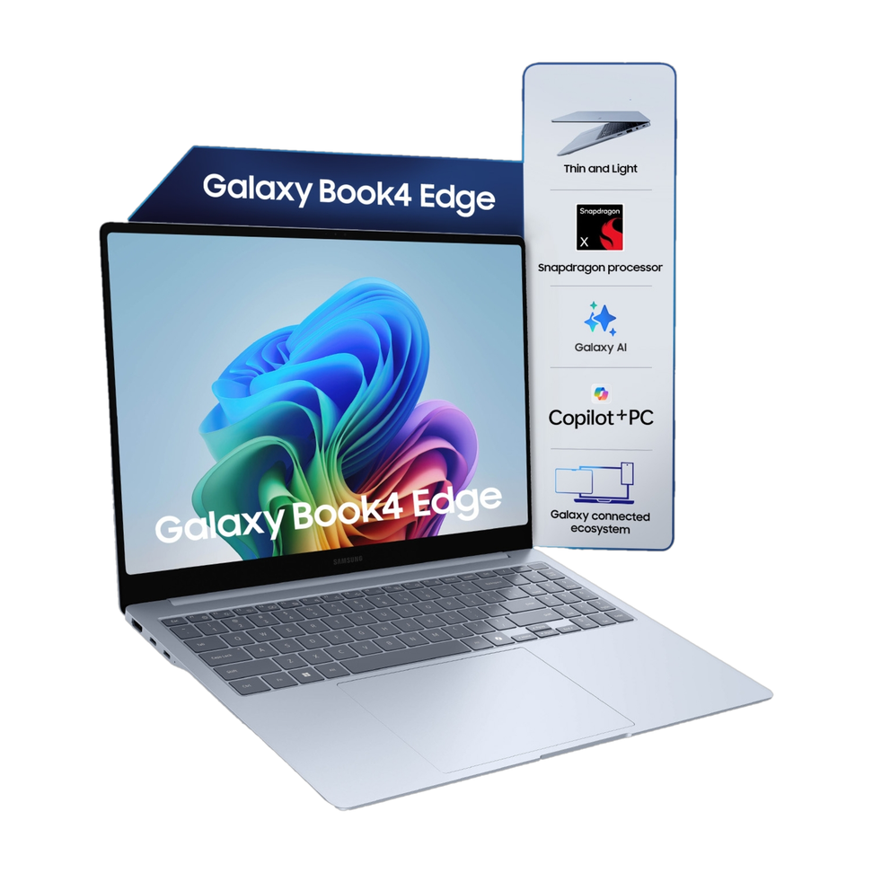 Samsung Galaxy Book4 Edge Copilot AI Laptop – 97% Off, Full Metal, Snapdragon X, 16 GB RAM, 512 GB SSD – Lowest Price