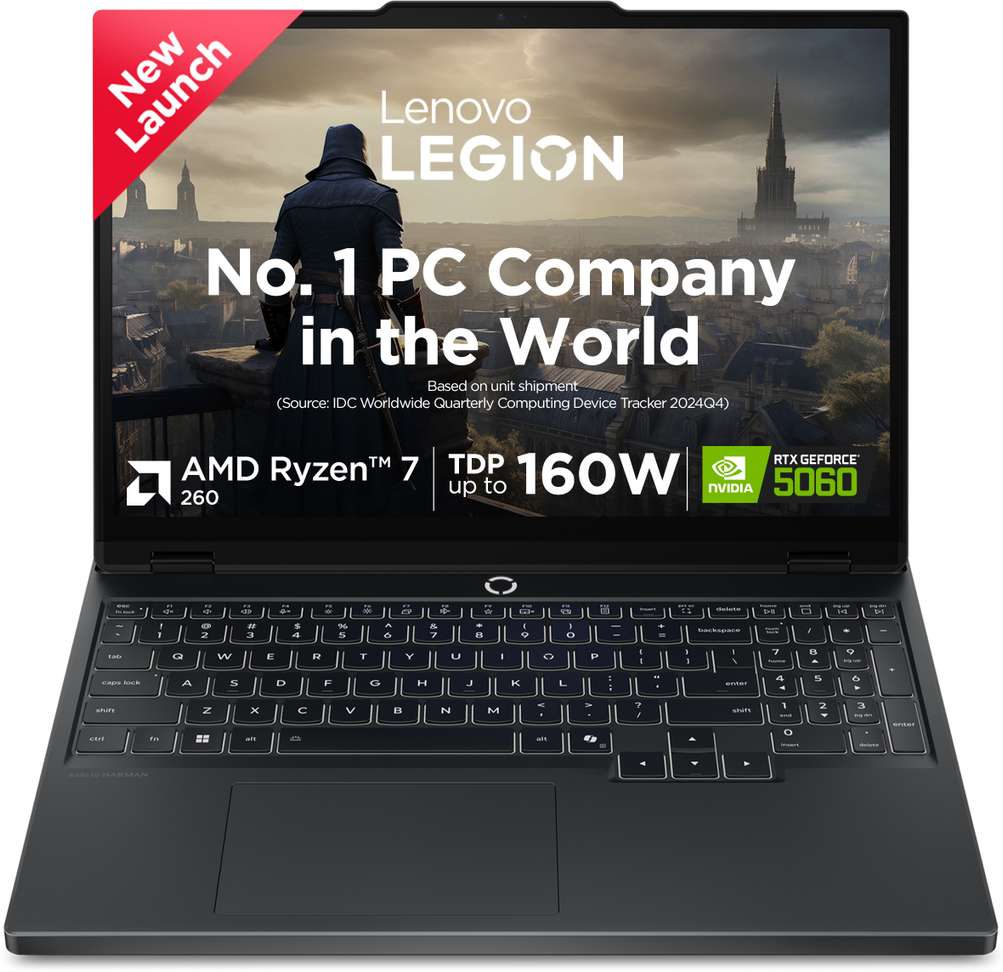 Lenovo Legion 5 2025 AMD Ryzen 7 Octa‑Core Laptop – 16 GB RAM, 1 TB SSD, RTX 5060, 165 Hz – Only ₹524