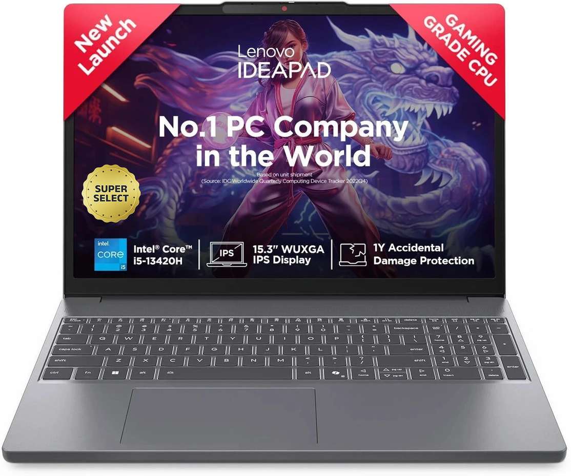 Lenovo IdeaPad Slim 3 – 13th‑Gen i5, 16 GB RAM, 512 GB SSD – 50 % Off at ₹358