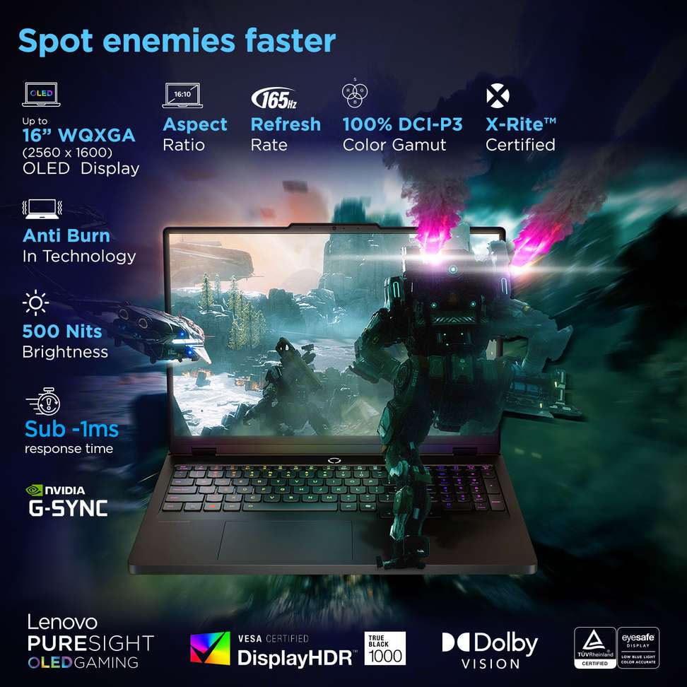 Shopsy Lenovo Legion Pro 5 16IAX10 Gaming Laptop 32GB 1TB SSD Black - Image 7