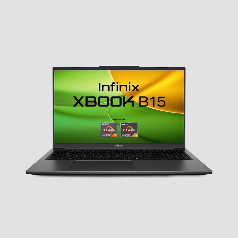 Infinix B15 Series AMD Ryzen 5 Hexa‑Core 5500U Laptop – 16 GB RAM, 512 GB SSD, Windows 11 – Thin & Light