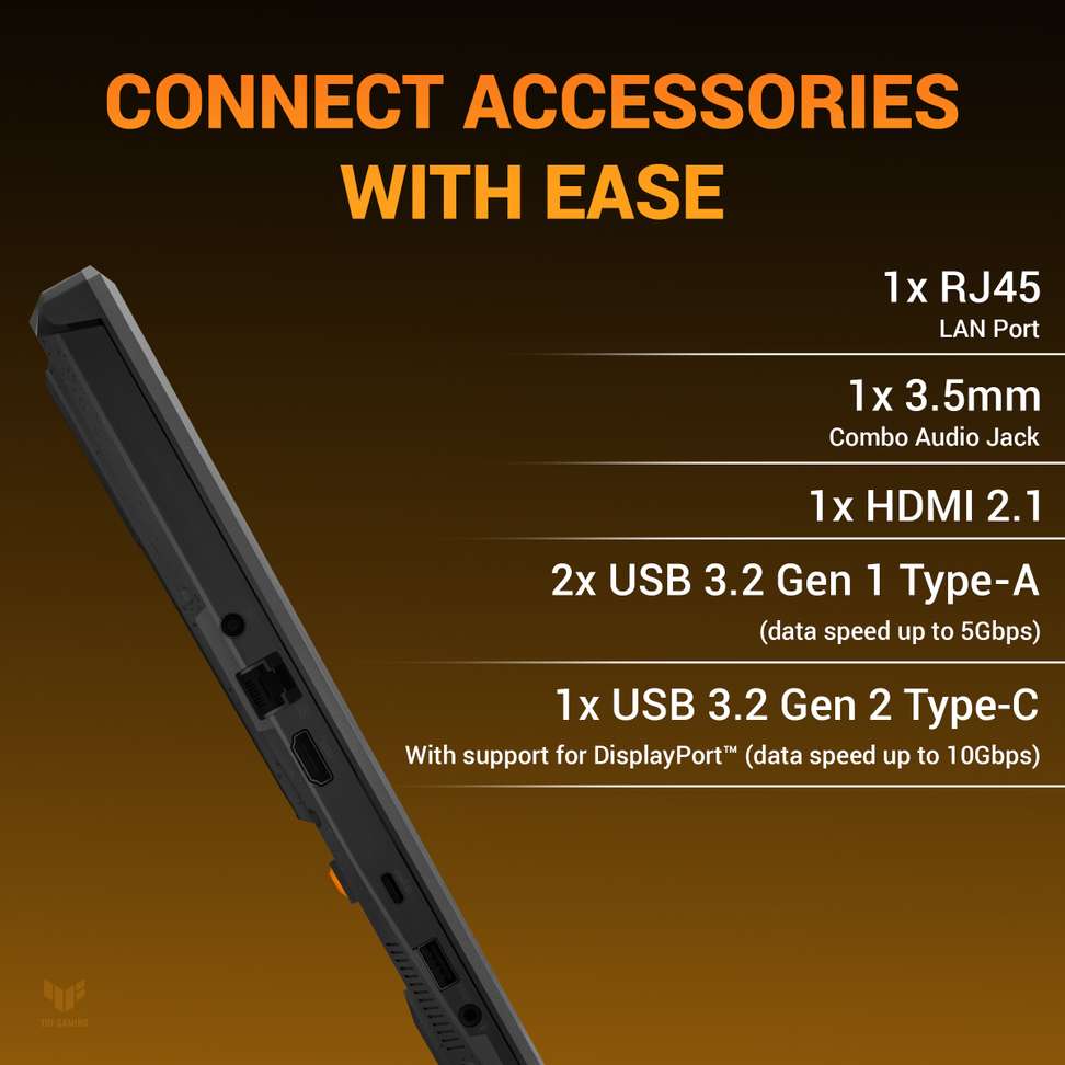 Shopsy ASUS TUF Gaming A16 AMD Ryzen 7 170 16GB 1TB SSD Gray - Image 8