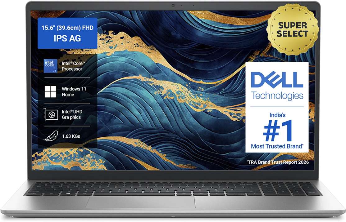Dell Inspiron 15‑inch Core i3 (8 GB/512 GB SSD) – Lowest Price in India