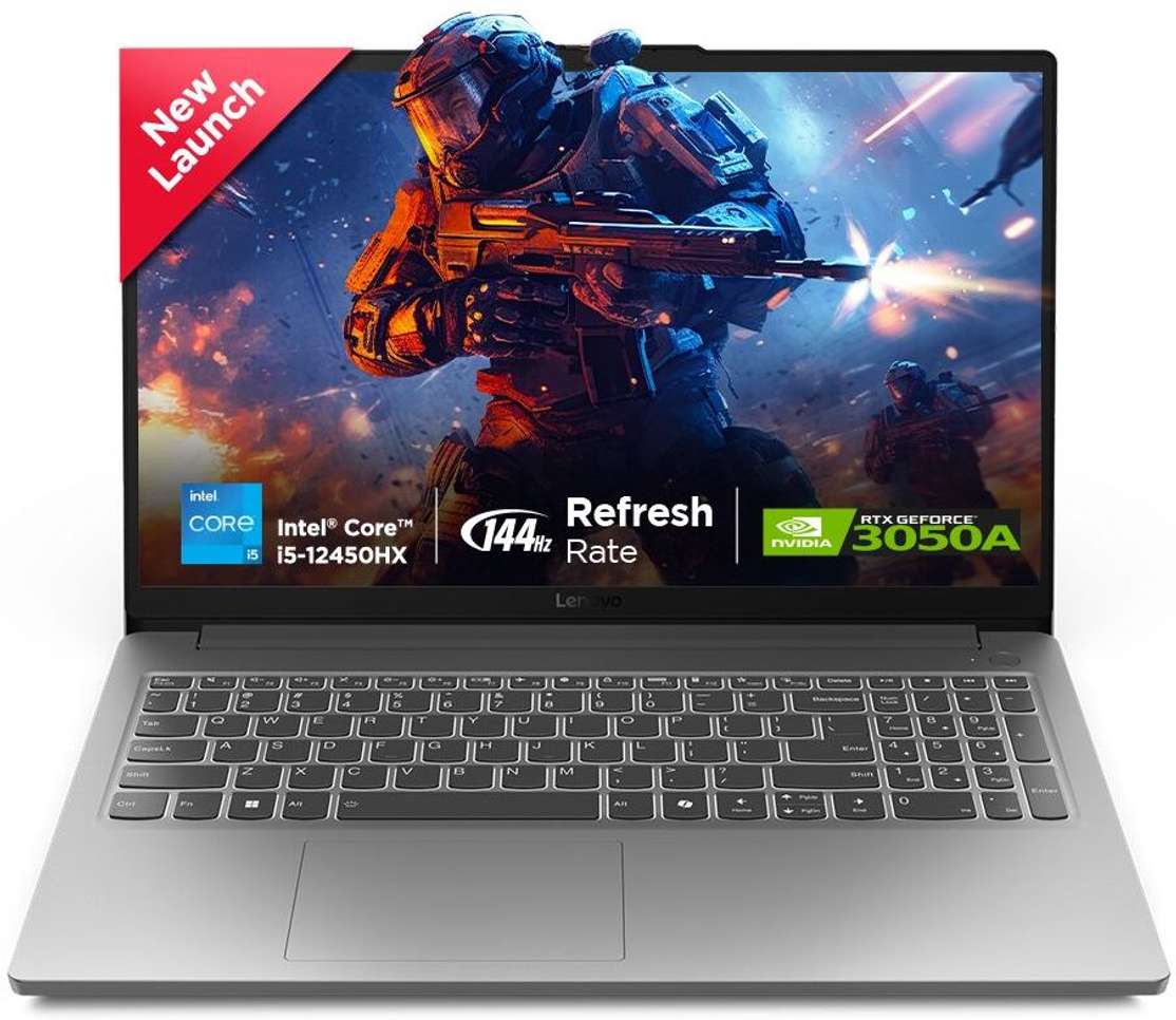 Lenovo Loq Essential i5‑12th Gen Gaming Laptop – 16 GB RAM, RTX 3050A, 144 Hz Display at INR 1,267