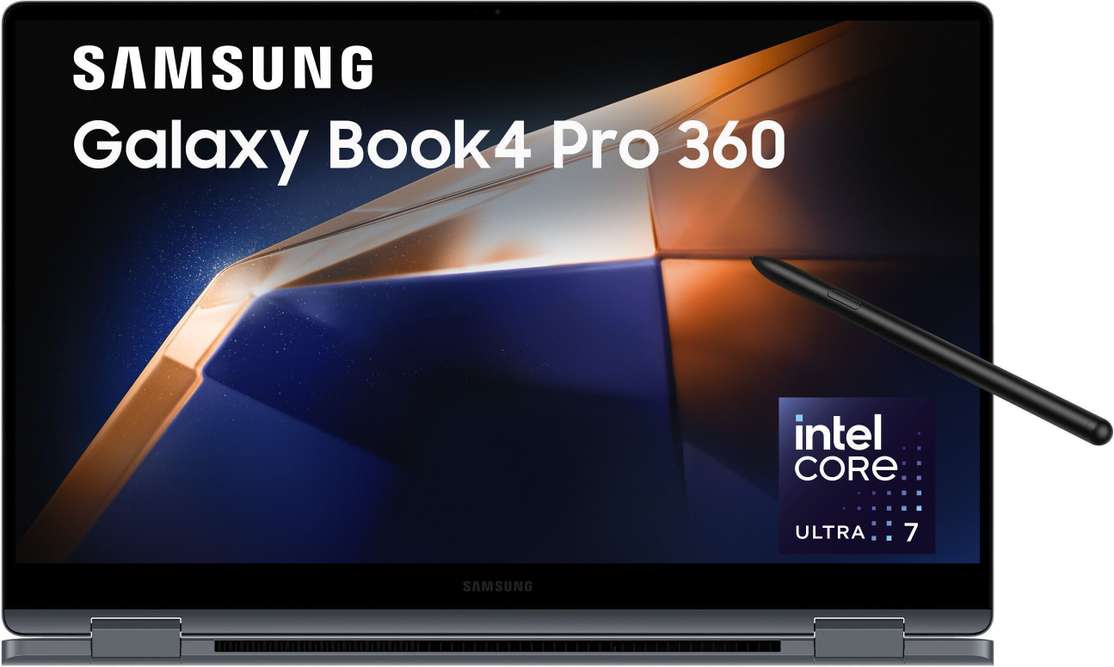 Samsung Galaxy Book4 Pro 360 Evo AI PC – 16‑inch Dynamic AMOLED 2‑in‑1 Laptop with Intel Core Ultra 7, 16 GB RAM, 512 GB SSD – 47 % Off