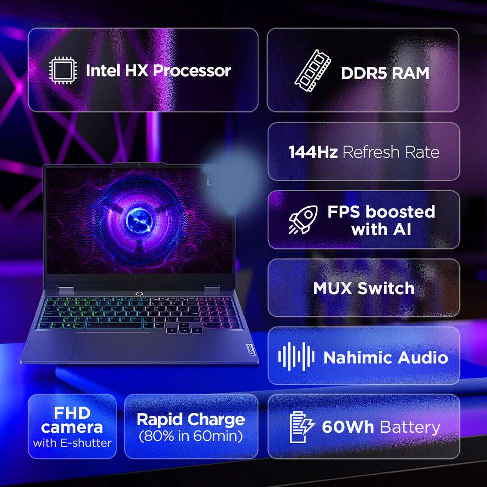Shopsy Lenovo LOQ 15IRX9D2 Intel Core i7 13th Gen 13650HX Gaming - Image 4