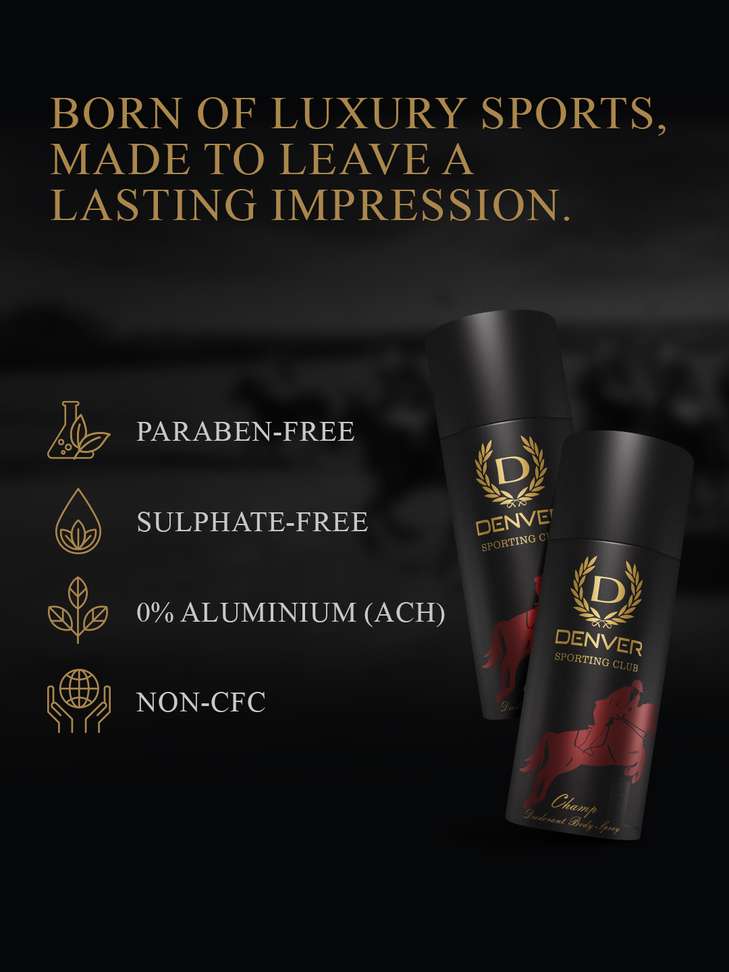 Shopsy DENVER Sporting Club champ Deodorant Spray For Men - Image 8