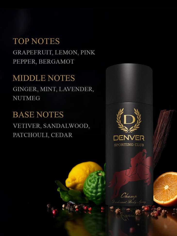Shopsy DENVER Sporting Club champ Deodorant Spray For Men - Image 5