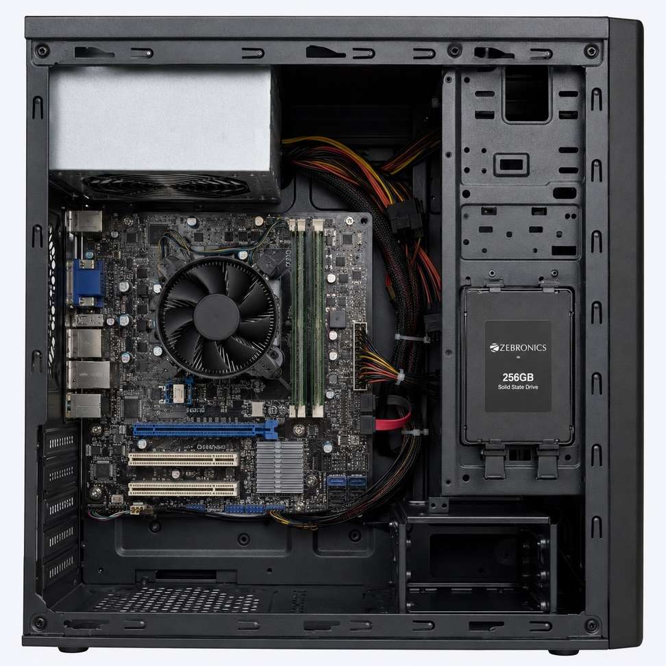 Zebronics Core i3 (2nd Gen) 8 GB RAM + 256 GB SSD Desktop – 71 % Off, Only ₹9,499