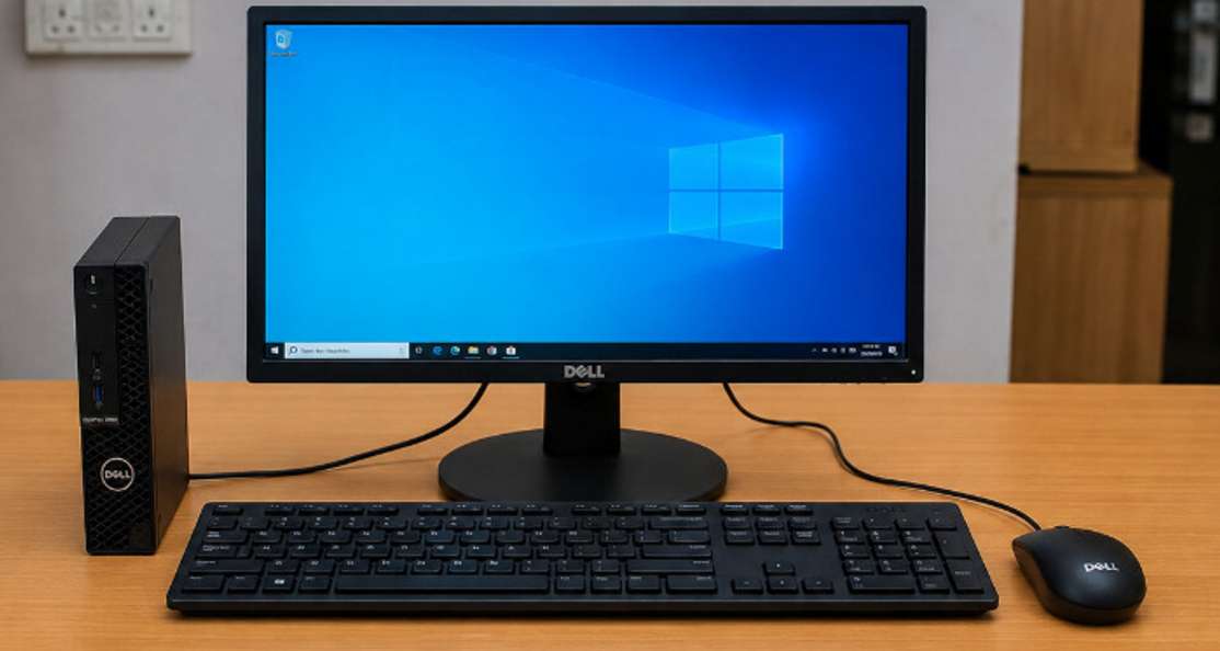 Dell Intel Core i5 Desktop – 8 GB RAM, 256 GB SSD, Windows 11 – 41 % Off