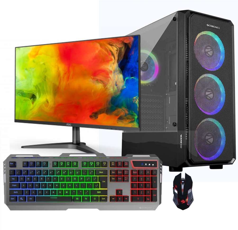 Zebronics Core i7 16 GB 2 TB Windows 10 Assembled Desktop – 45 % Off at ₹49,001