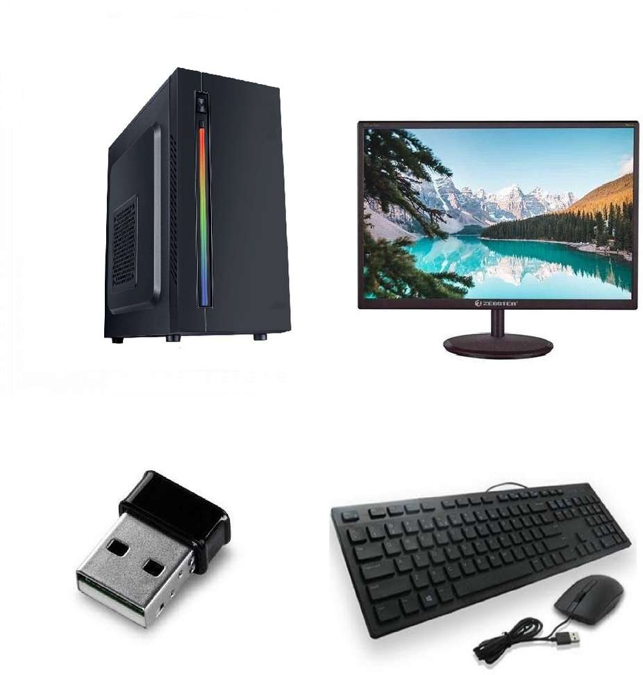 S&S Assemble Core i5 All‑In‑One PC with 4 GB DDR2, 500 GB HDD + 128 GB SSD, Windows 7 Home Basic & MS Office – 22 % Off at ₹13,990