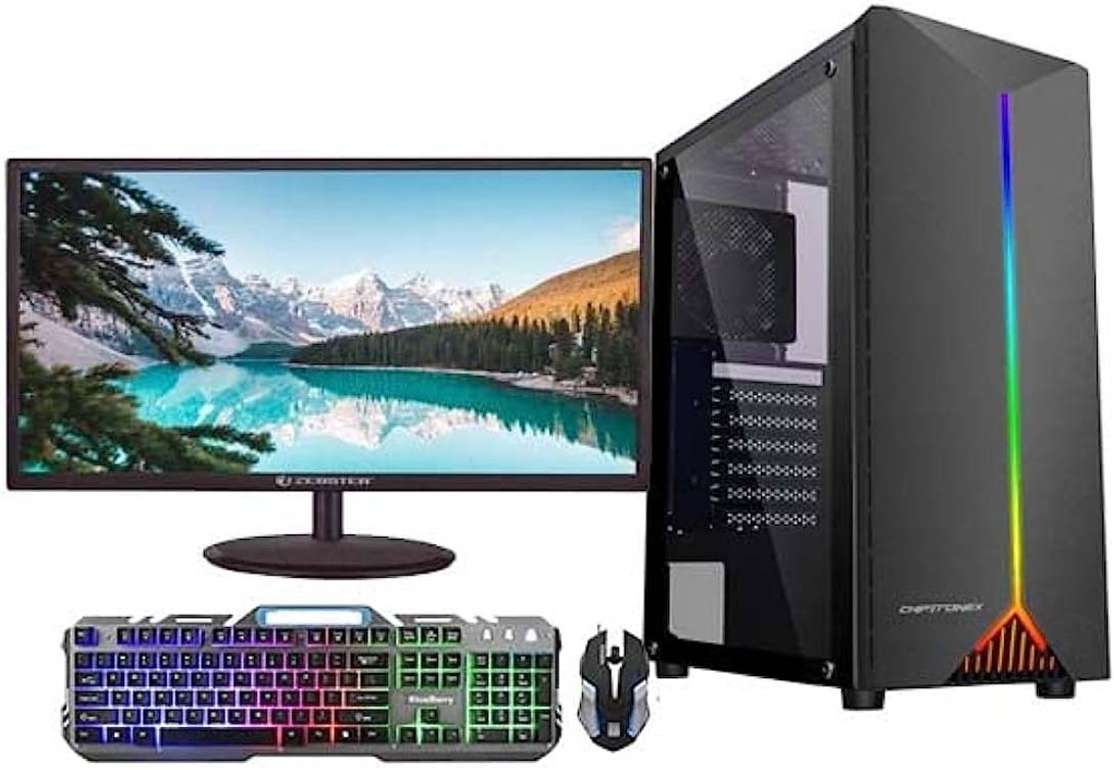 Assambled All‑One i3 PC – 8 GB DDR4, 1 TB HDD + 128 GB SSD, Windows 10 Pro, 19‑inch Display – 41 % Off