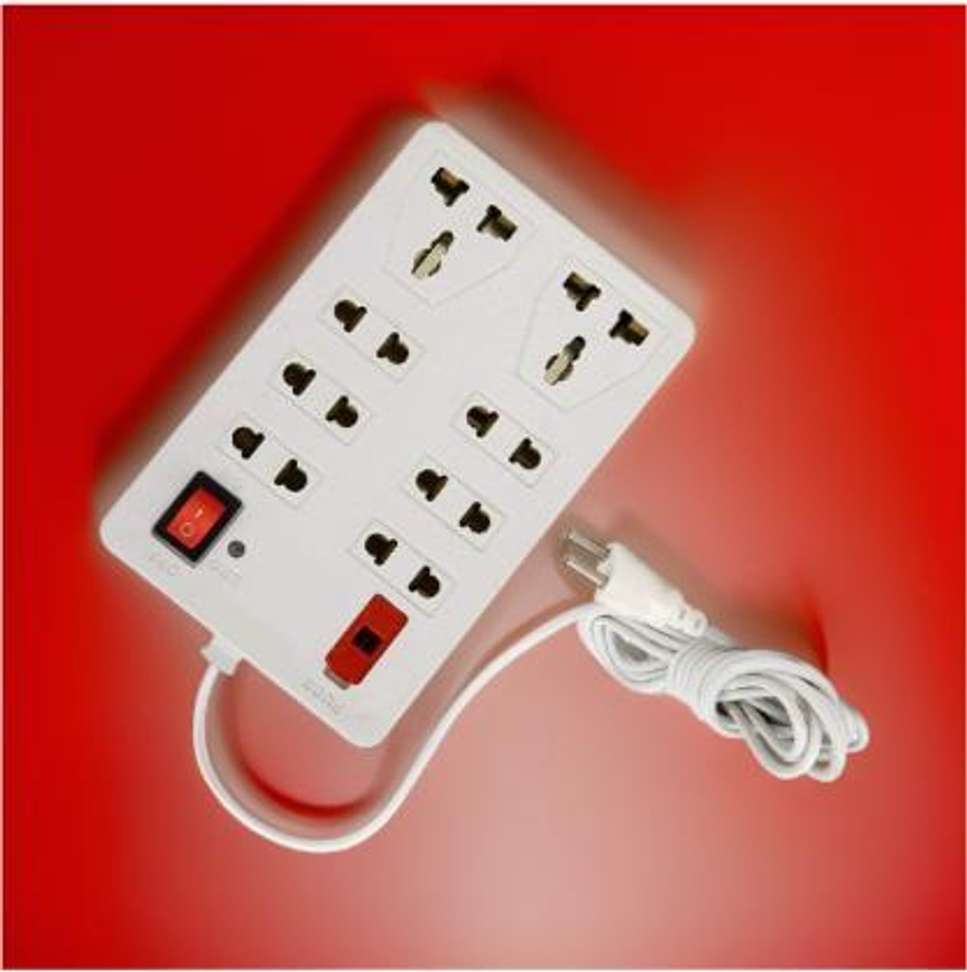 TOOLART 8]x1 SPIKE GUARD 8 Socket Extension Boards (White, 2 m) jr104 ...