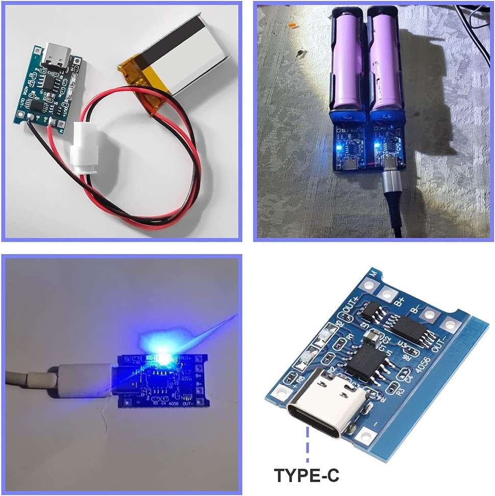 Shopsy 5PCS TP4056 C TYPE Charging Module 18650 5 Pieces - Image 4