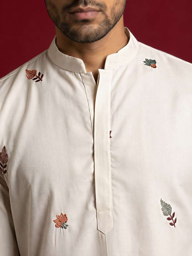 Shopsy Jompers Men Embroidered Straight Kurta - Image 7