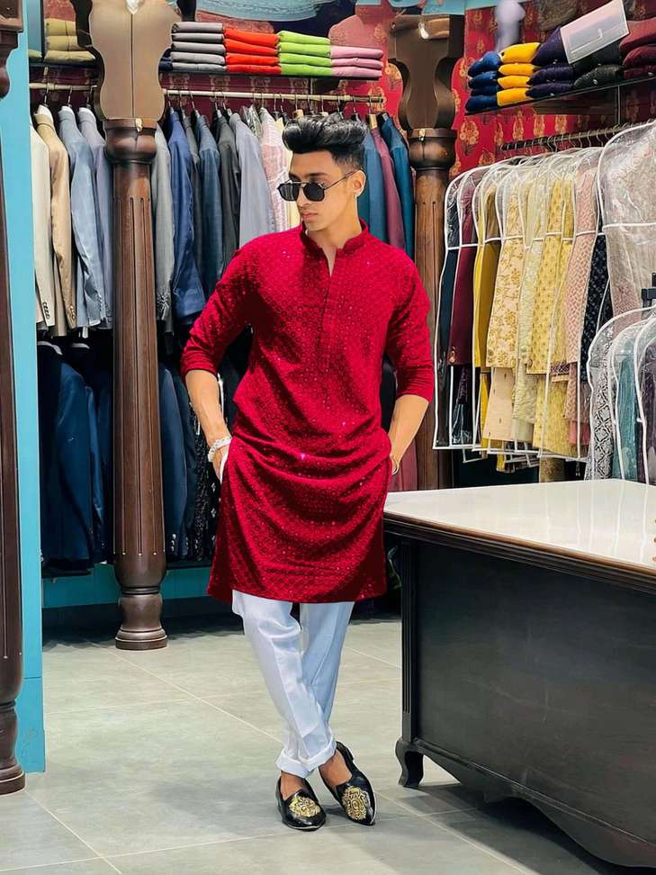 Shopsy KriKan Men Kurta Pyjama Set - Image 2