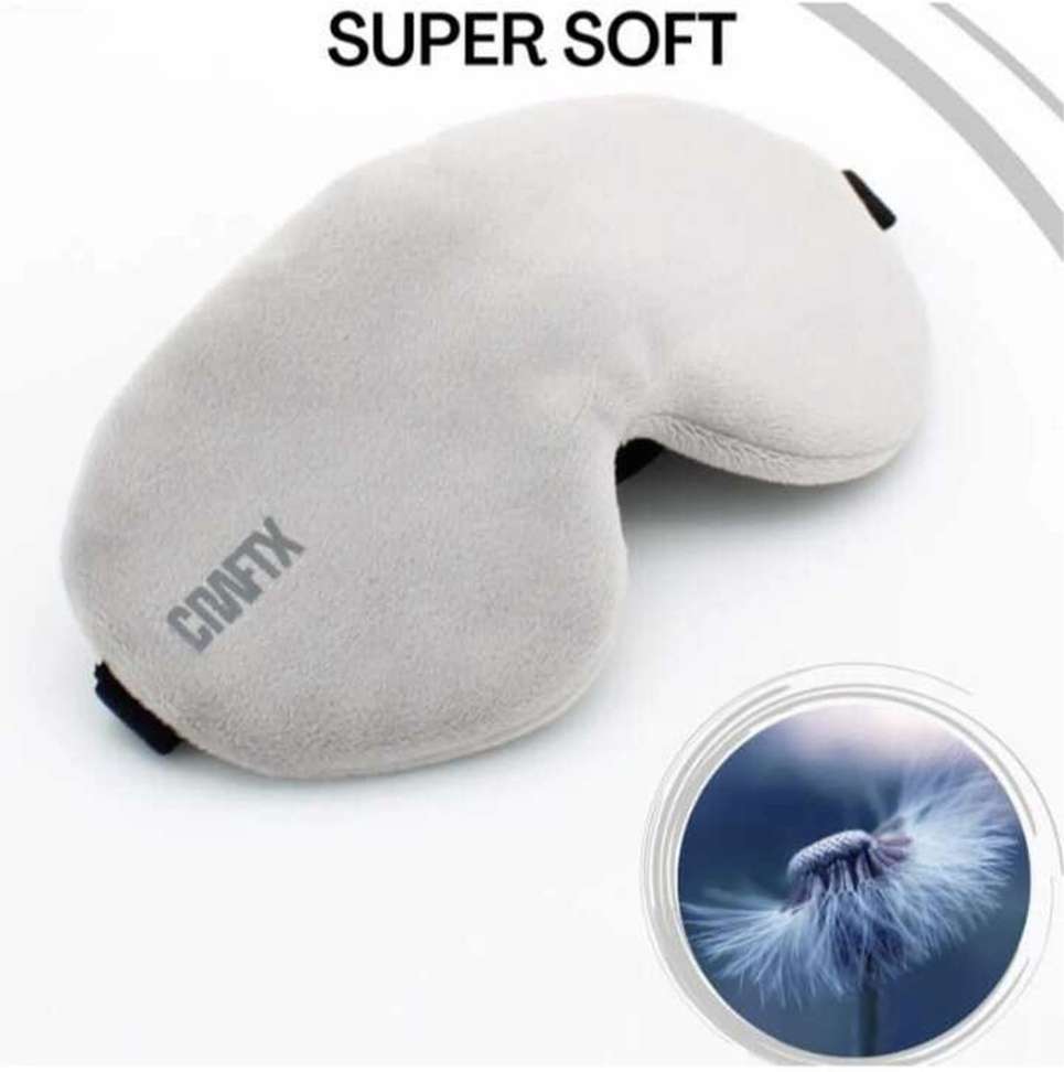 Shopsy craftx craftX3D Sleeping Eyemask With Earplugs, Grey - Image 2