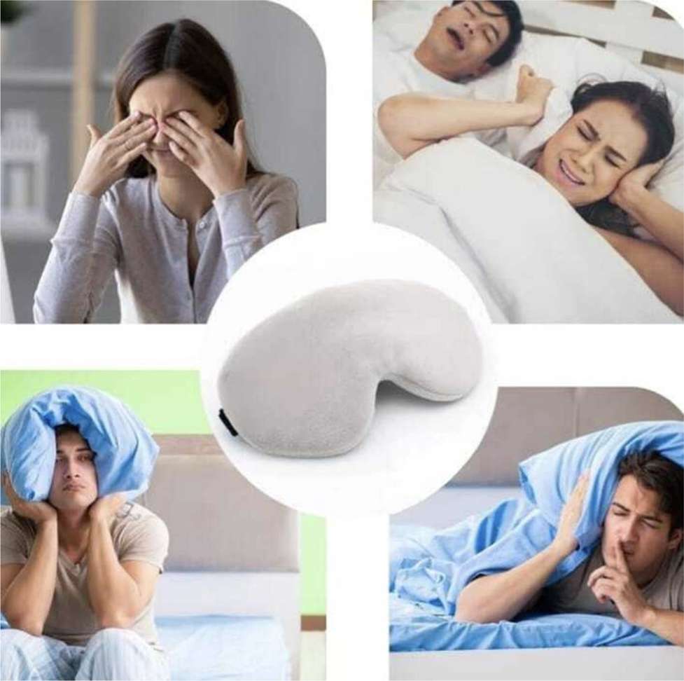 Shopsy craftx craftX3D Sleeping Eyemask With Earplugs, Grey - Image 4