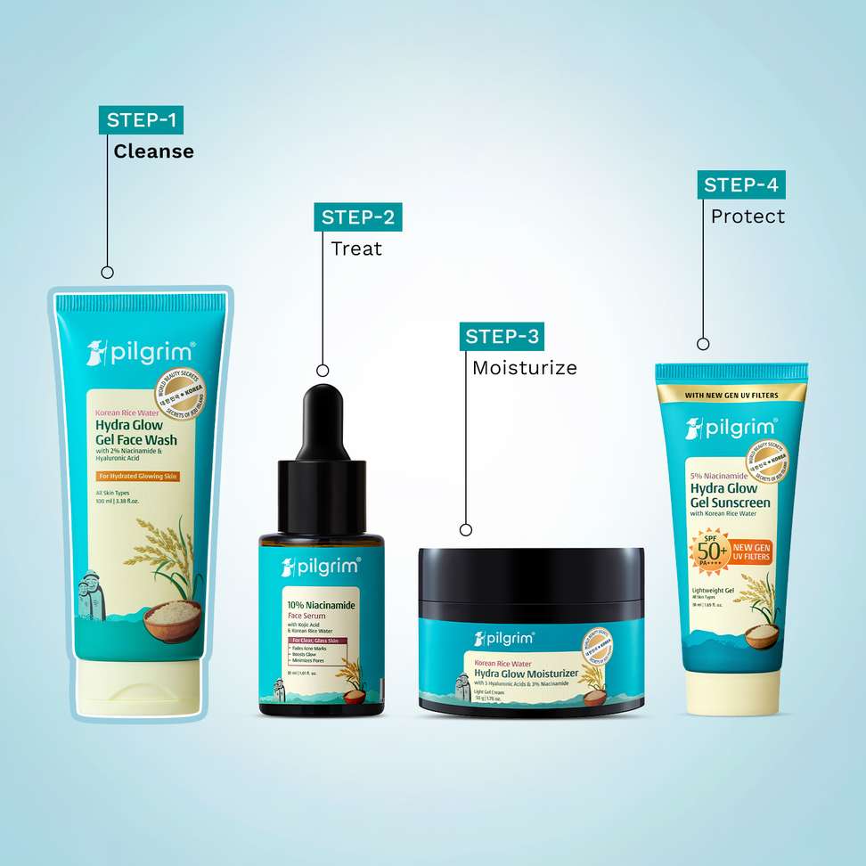 Shopsy Pilgrim Korean Rice Water Hydra Glow Brightening Gel - Image 7