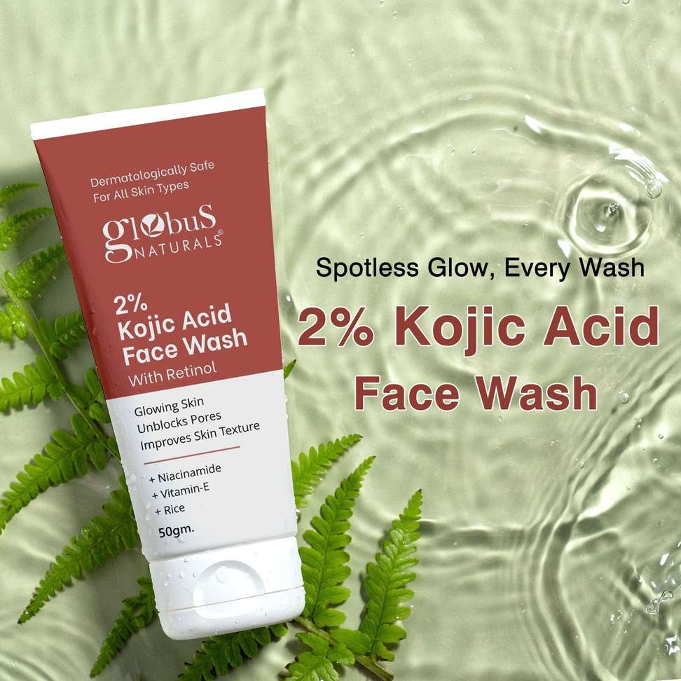 Shopsy Globus Naturals 2% Kojic Acid Face Wash - Image 2