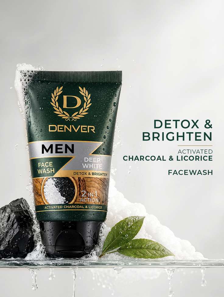 Shopsy DENVER Deep White Facewash With Activated Charcoal and Licorice - Image 4