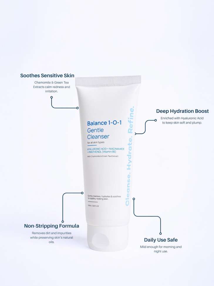 Shopsy SAYY Balance 1-O-1 Gentle Hydrating Face Cleanser - Image 2
