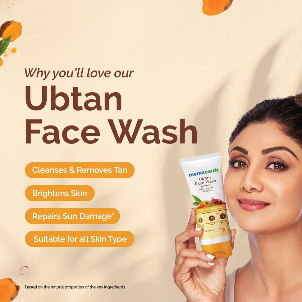 Shopsy Mamaearth Ubtan Face Wash with Turmeric & Saffron - Image 5