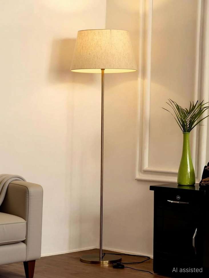 Shopsy Dezin Kraft Column Floor Lamp - Image 2