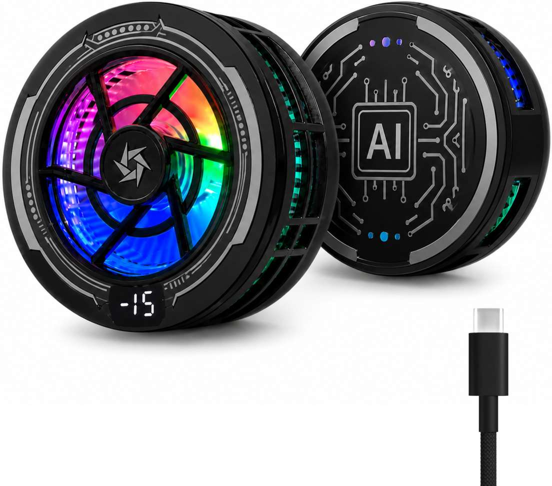 Shopsy buyynation Magnetic Semiconductor Gaming Phone Cooler - Image 2
