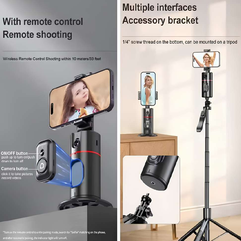 Shopsy RV Enterprises P02 AI Face Tracker 360° Gimbal - Image 5