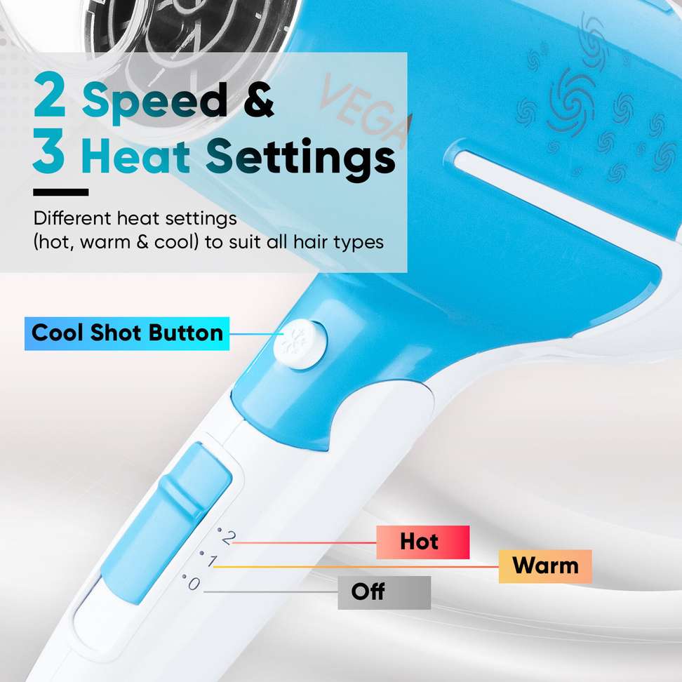 Shopsy VEGA VHDH-32 U Style Foldable Hair Dryer - Image 8