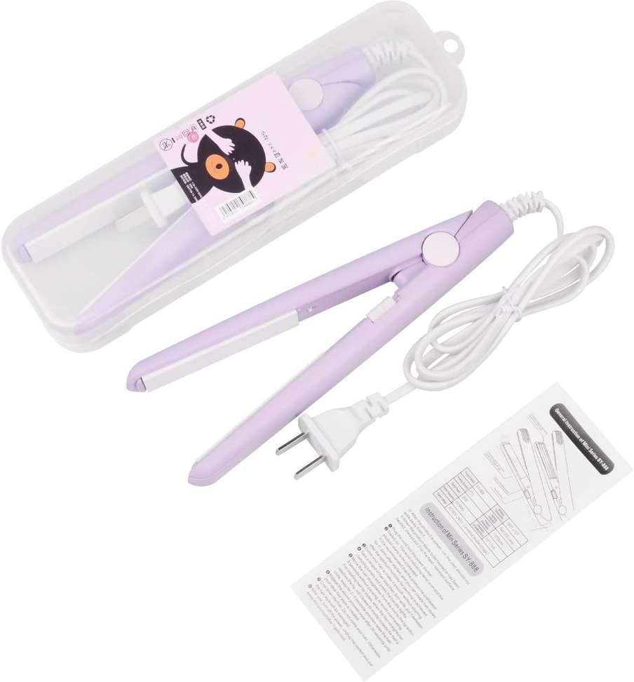 Cherrytree Professional Hair Streghtner Machine Flat Iron Plate Plastic Storage Box Straightener