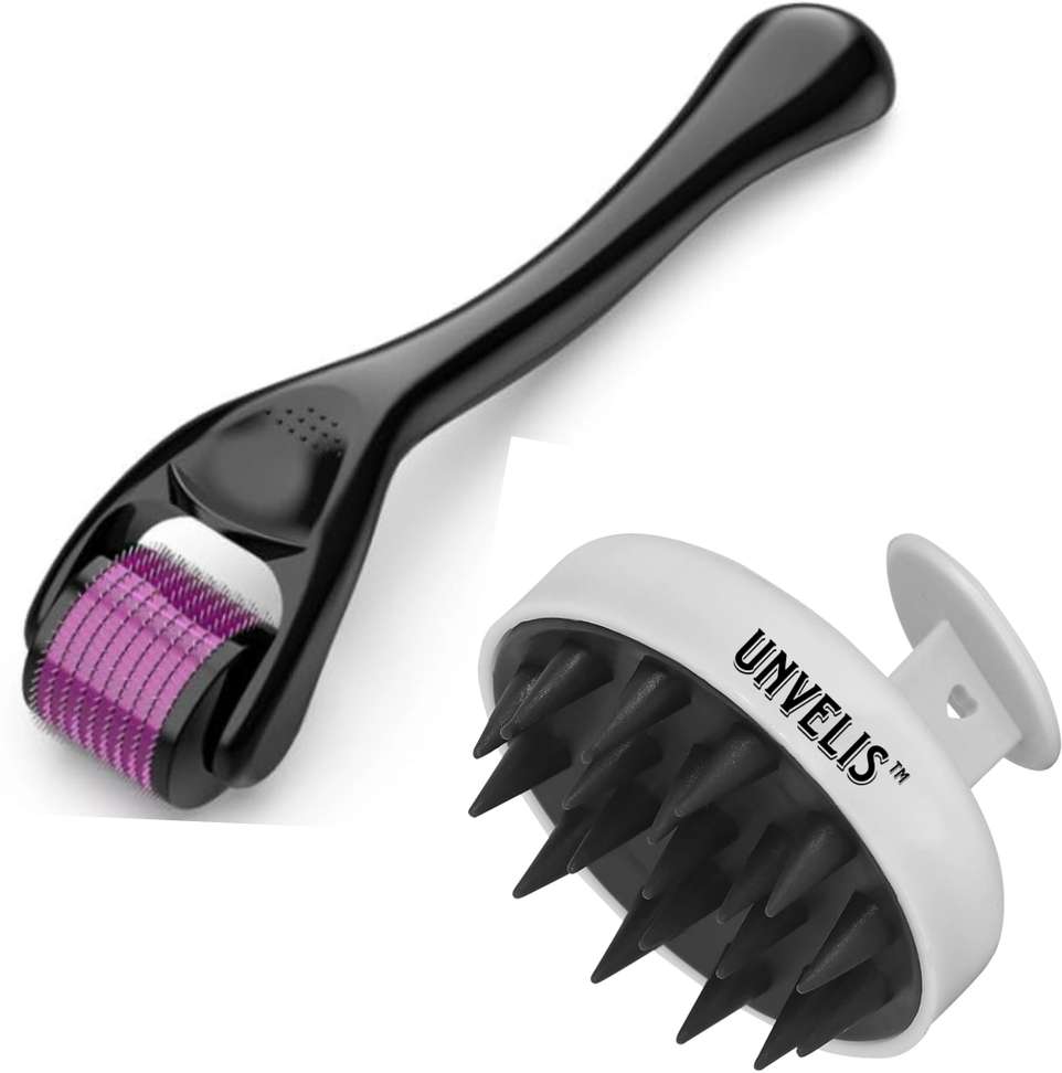 Shopsy UNVELIS Hair Growth Activator Derma Roller 0.5 mm - Image 2