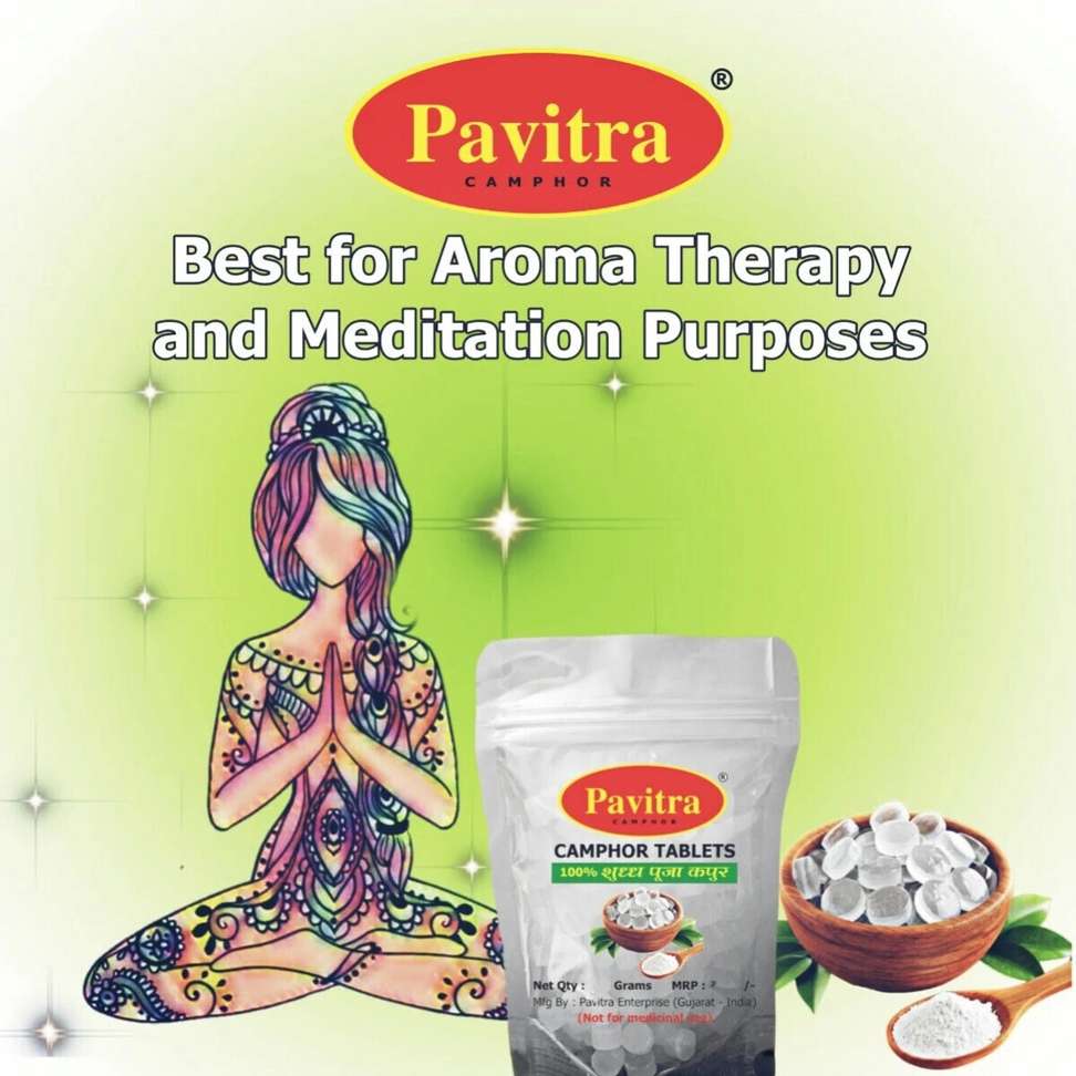 Comphor Wizard Pavitra Camphor 100% Pure Camphor Tablets, Puja & Aarti Kapur, Natual ...