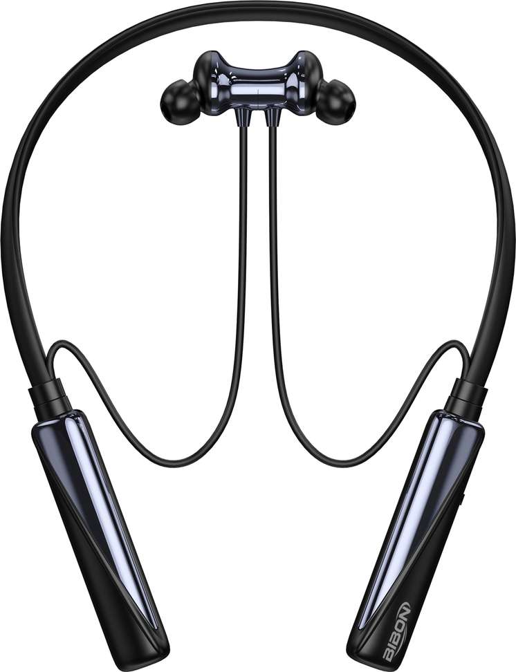 Bibon Elephant Magnetic Power‑Off/On 50 Hr Bluetooth Neckband – 77 % Off, Only ₹457