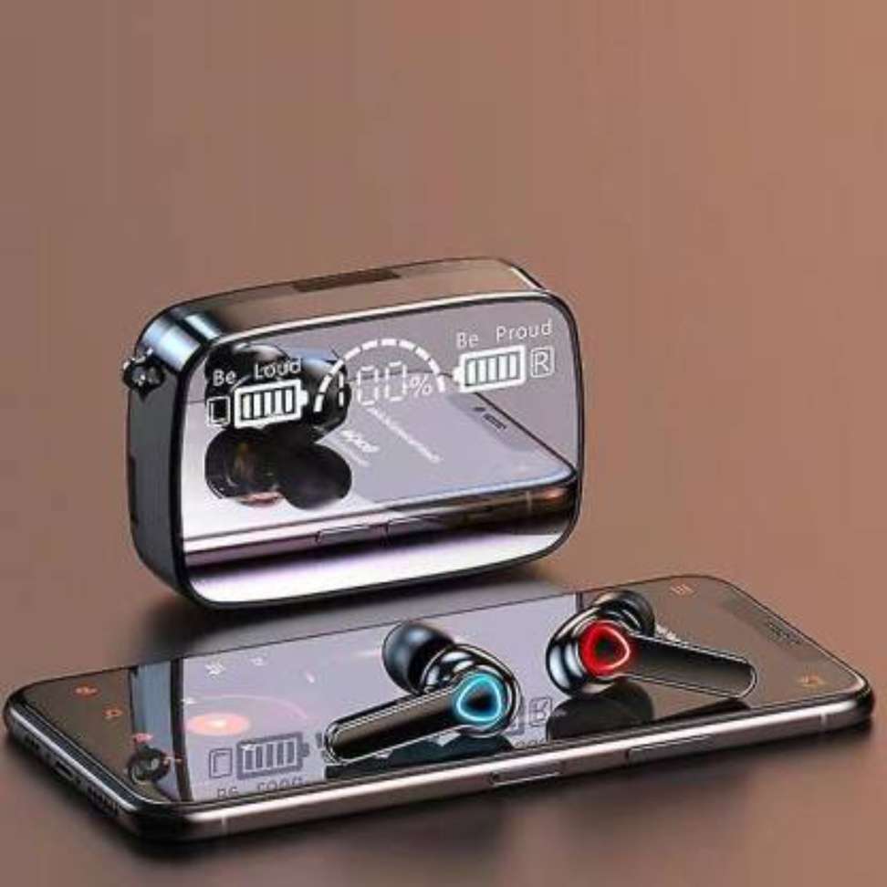 Guggu A136 TWS M19 Earbuds – Touch Control, Dual LED Display, 82% Off at ₹286
