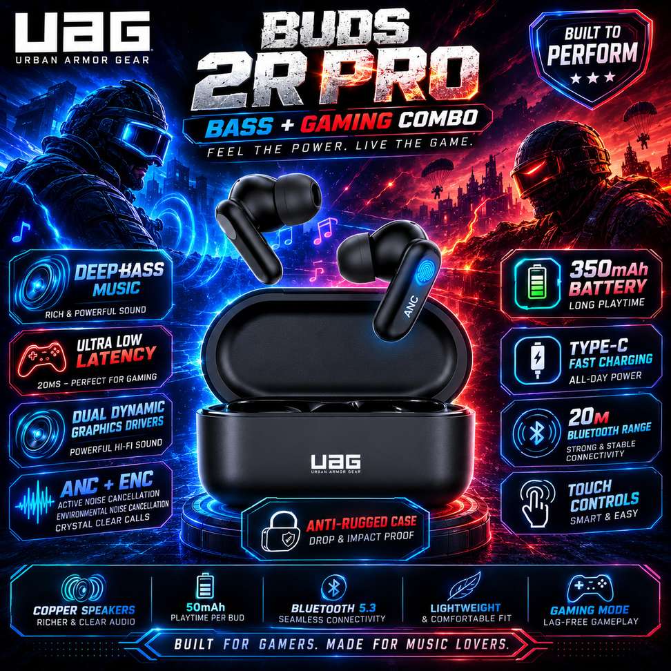 Shopsy UAG Buds 2R Wireless Earbuds - Image 4