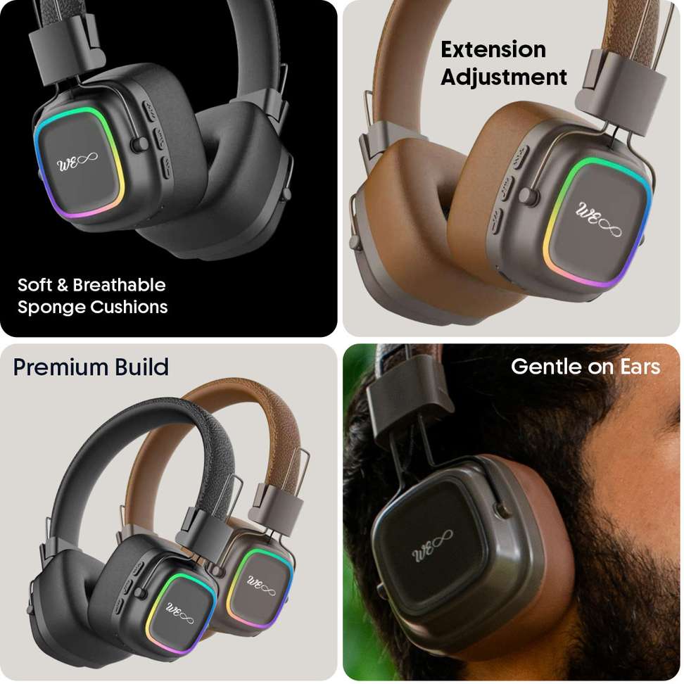 Walta Elite Zing Wireless Over-Ear Headphone with Mic - Image 5
